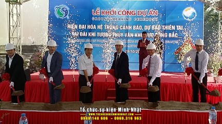 Lễ khởi công Dự án Đài khí tượng Thủy văn khu vực Đông Bắc